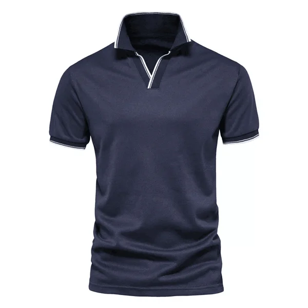 Summer new design custom logo mens clothing polo shirts