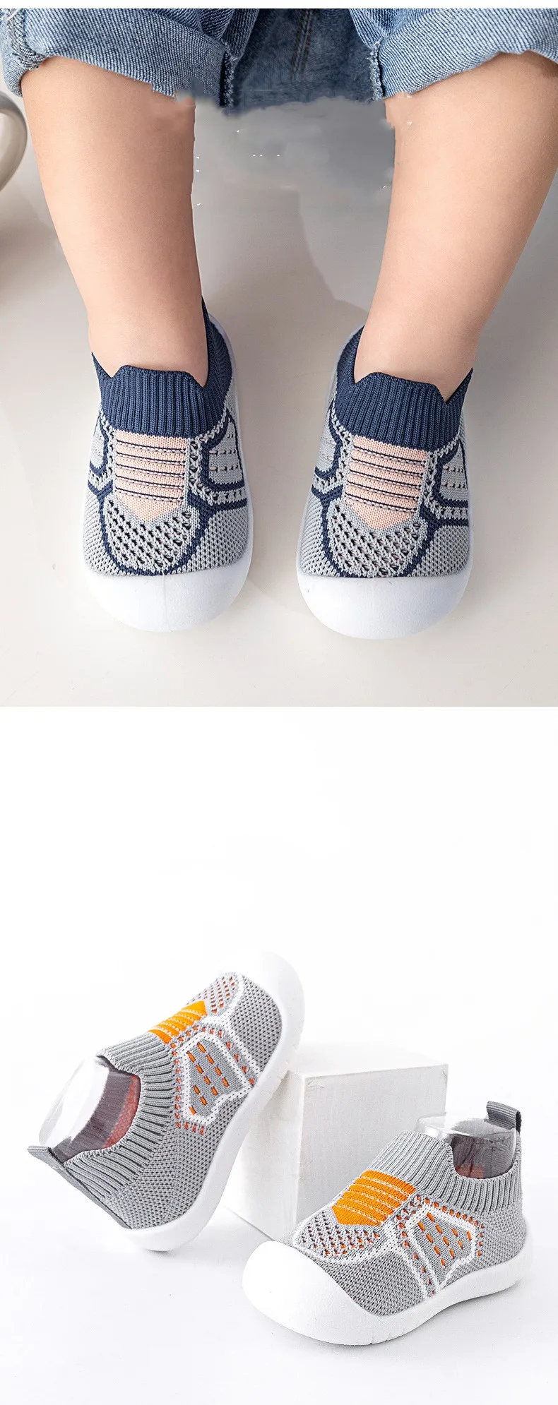 Baby Walking Shoes - Anti-Slippery, Soft Sole & Breathable