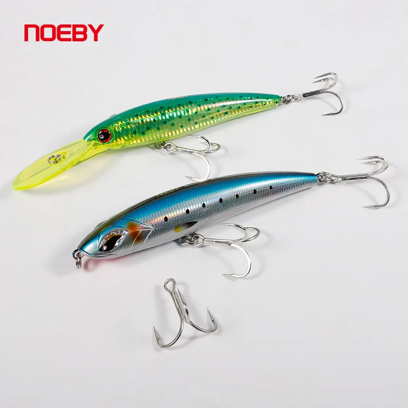 deep sea fishing treble hooks 5X Stinger Treble Hook Strong Sea Fishing Saltwater Triple Big Game Fishing  Hook