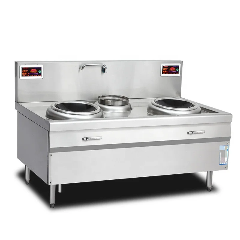 Коммерческая индукционная плита с 2 горелками, большая индукционная плита, ВОК, индукционная плита для ресторана