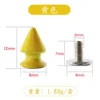 lsX0812 - Tornillo de hierro amarillo de 7 mm