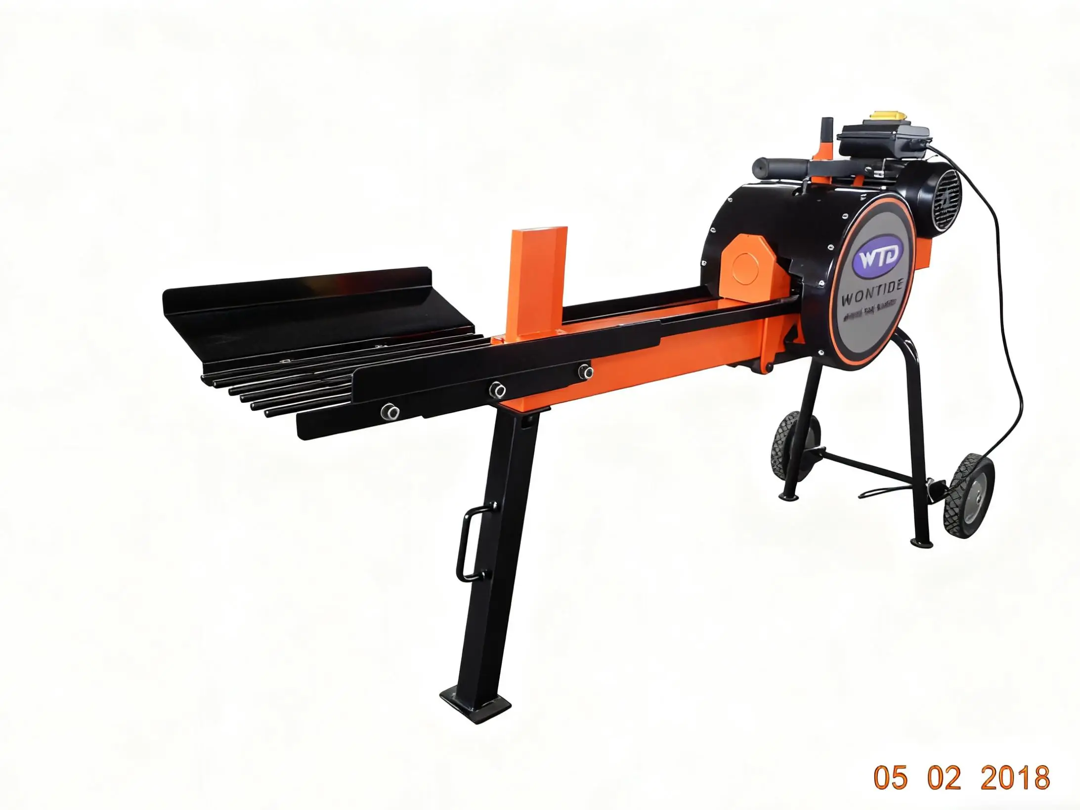 Wontide  Portable 10Ton Kinetic Fast Automatic Log Splitter with Electric Motor for Sale
