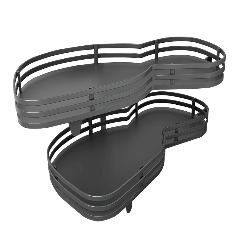 Factory Direct Sales Magic Corner Swing Tray Pull Out Basket for Kitchen Cabinet
