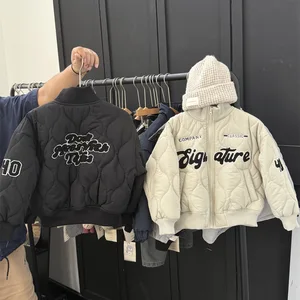 Customized Thickened Boys Sports Jacket Warm Outdoor Baseball Children Jacket Winter Casual Kids Jacket Clothes for Kids