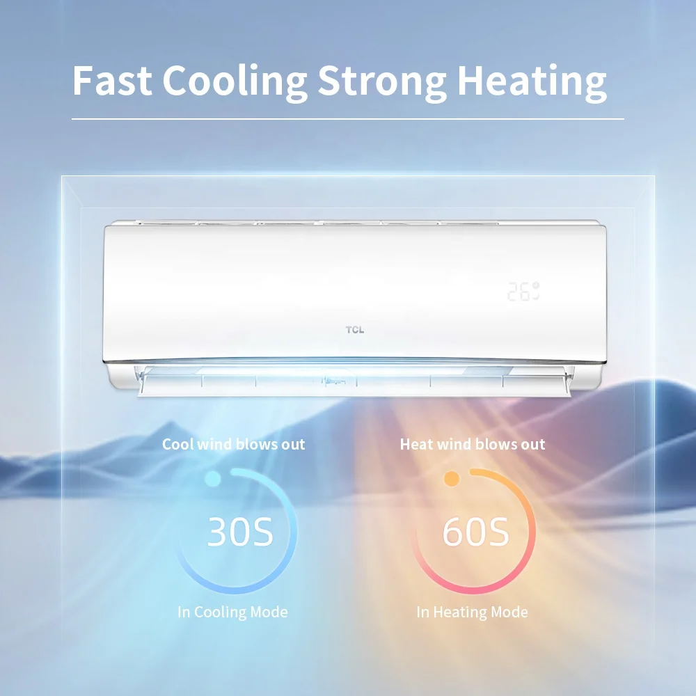 TCL Air Conditioner Split Wall Mounted for Home R410a R32 R290 R454 Mini Split Air Conditioners Inverter Cooling Only Wifi