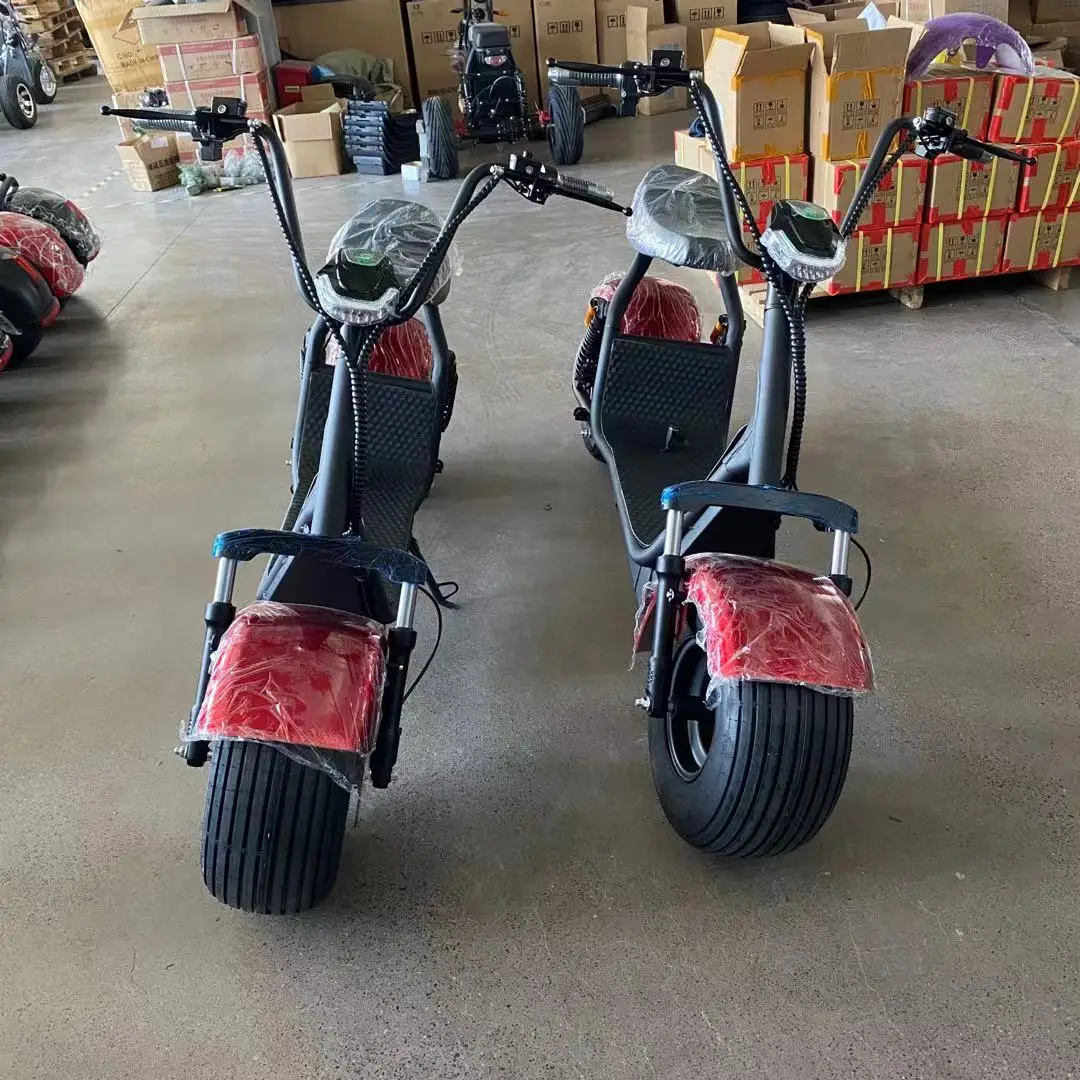 Direct Factory OEM Stock Electric Citycoco Scooter Motorcycle Elektro Roller Elektrische Chopper Moto Electrica Electric Scooter