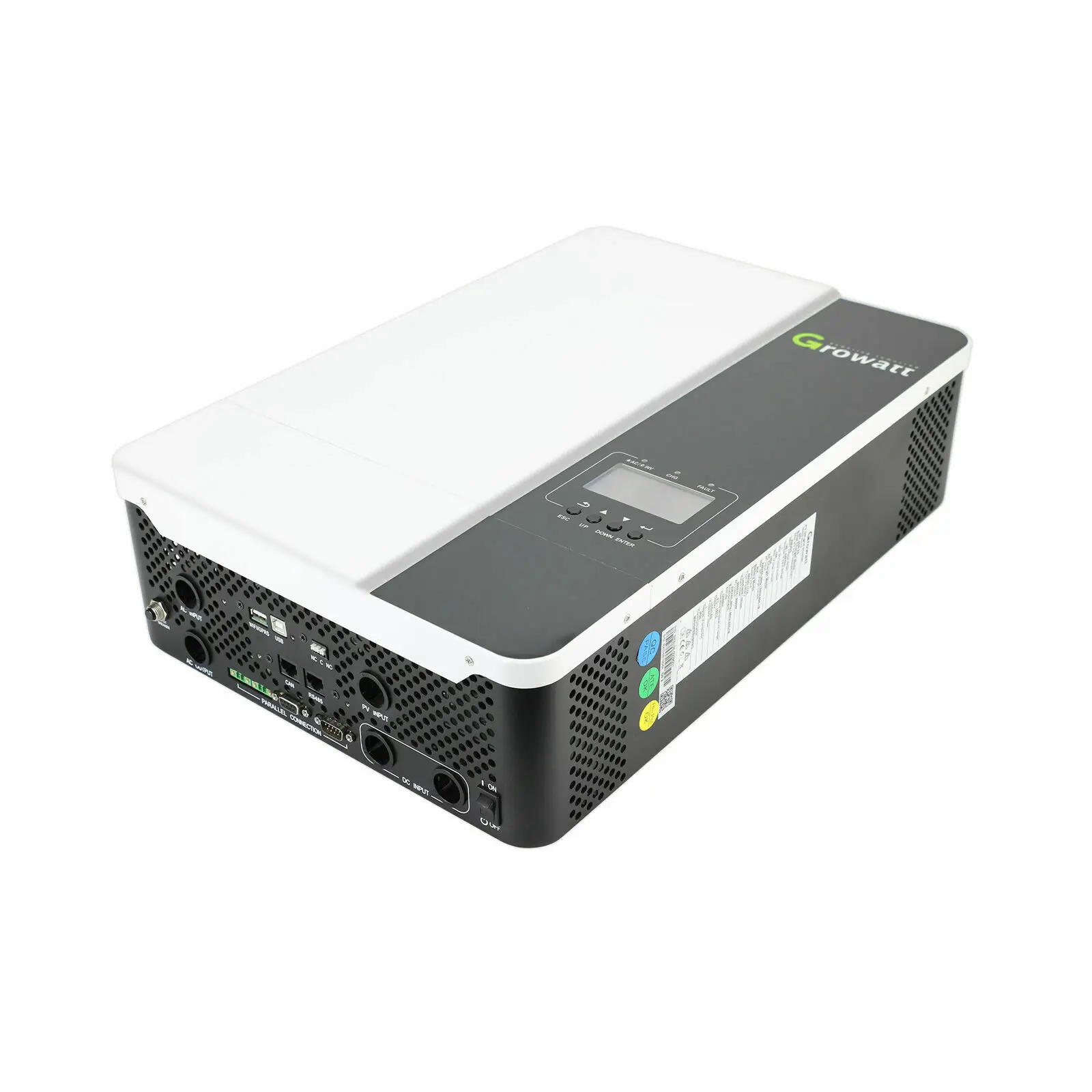 Growatt SPF 5000ES Off Grid Inverter Battery 48V Output 230VAC 50Hz