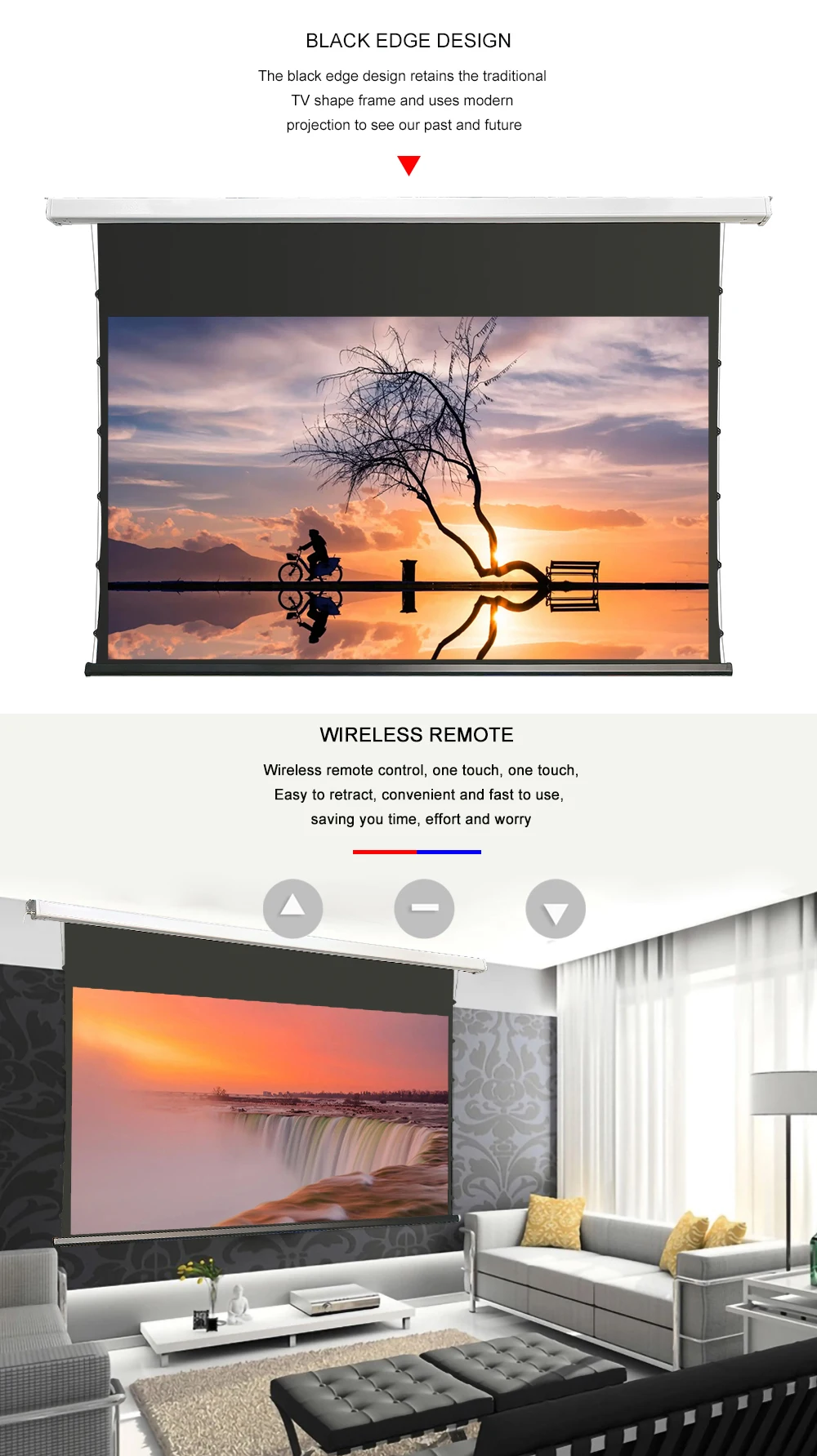 [voice Control] Wupro Unique Smart Design Automatic Pulldown Alr