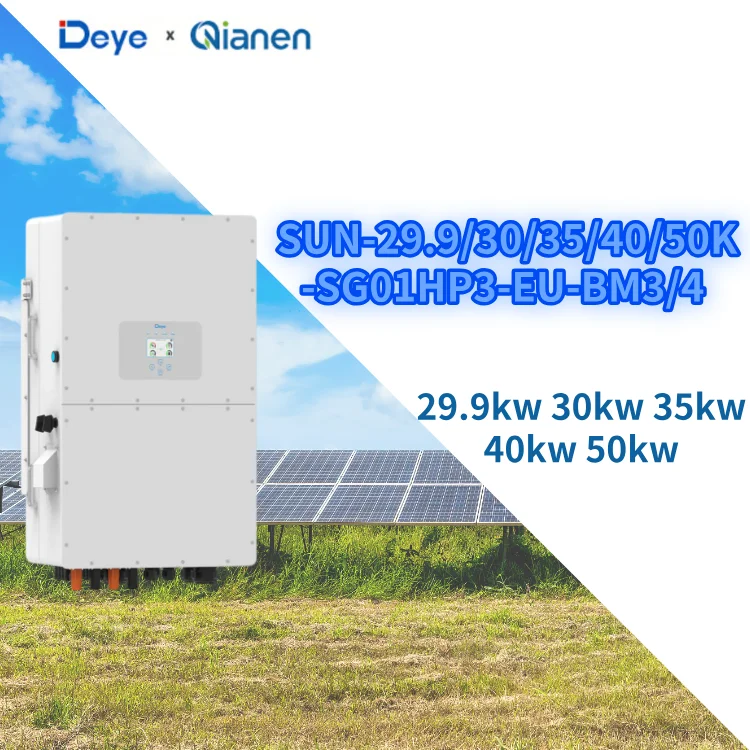 For Hybrid Three Phase String Solar Inverter Battery Support SUN-29.9/30/35/40/50K-SG01HP3-EU-BM3/4 99.9% Efficiency CE