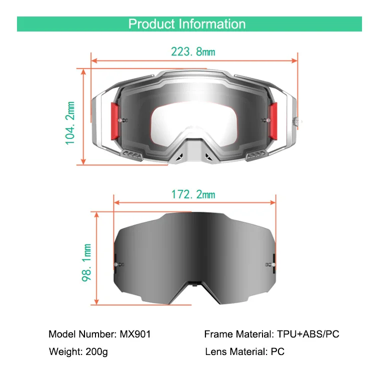 MX901 Motocross goggles-22