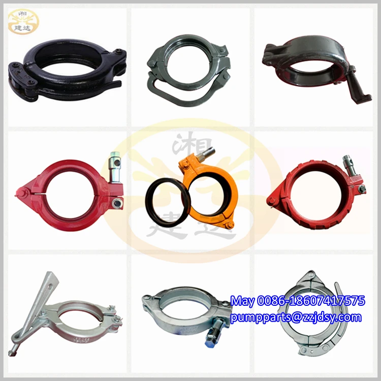 Shotcrete Flexible Hose Clamp Concrete Pump Rubber Hose Coupling