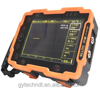 Ultrasonic Flaw Detector, Thickness measurement, Rust Detection with 0-6000mm Range Non Destructive Testing NDT (GUT 36)