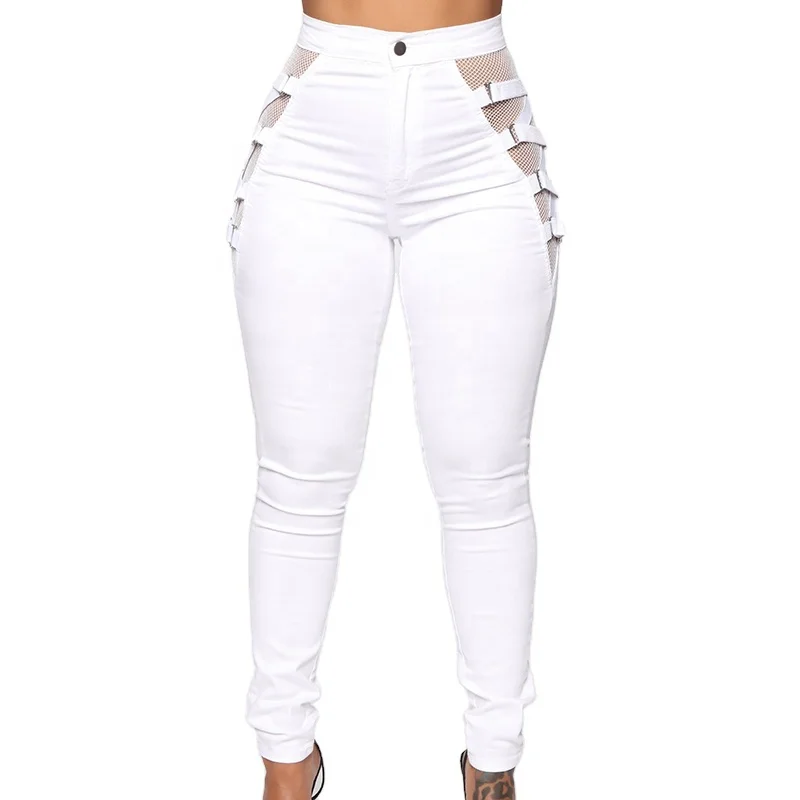 Jeans Bianchi Delle Signore All'ingrosso Dei Jeans Del Merletto Della  Maglia Di Prezzi Economici Su Ordinazione Per Ottenere L'ultimo Prezzo -  Buy Jeans Da Donna Sexi Fitness Jeans Da Donna/jeans Bianchi Sexy