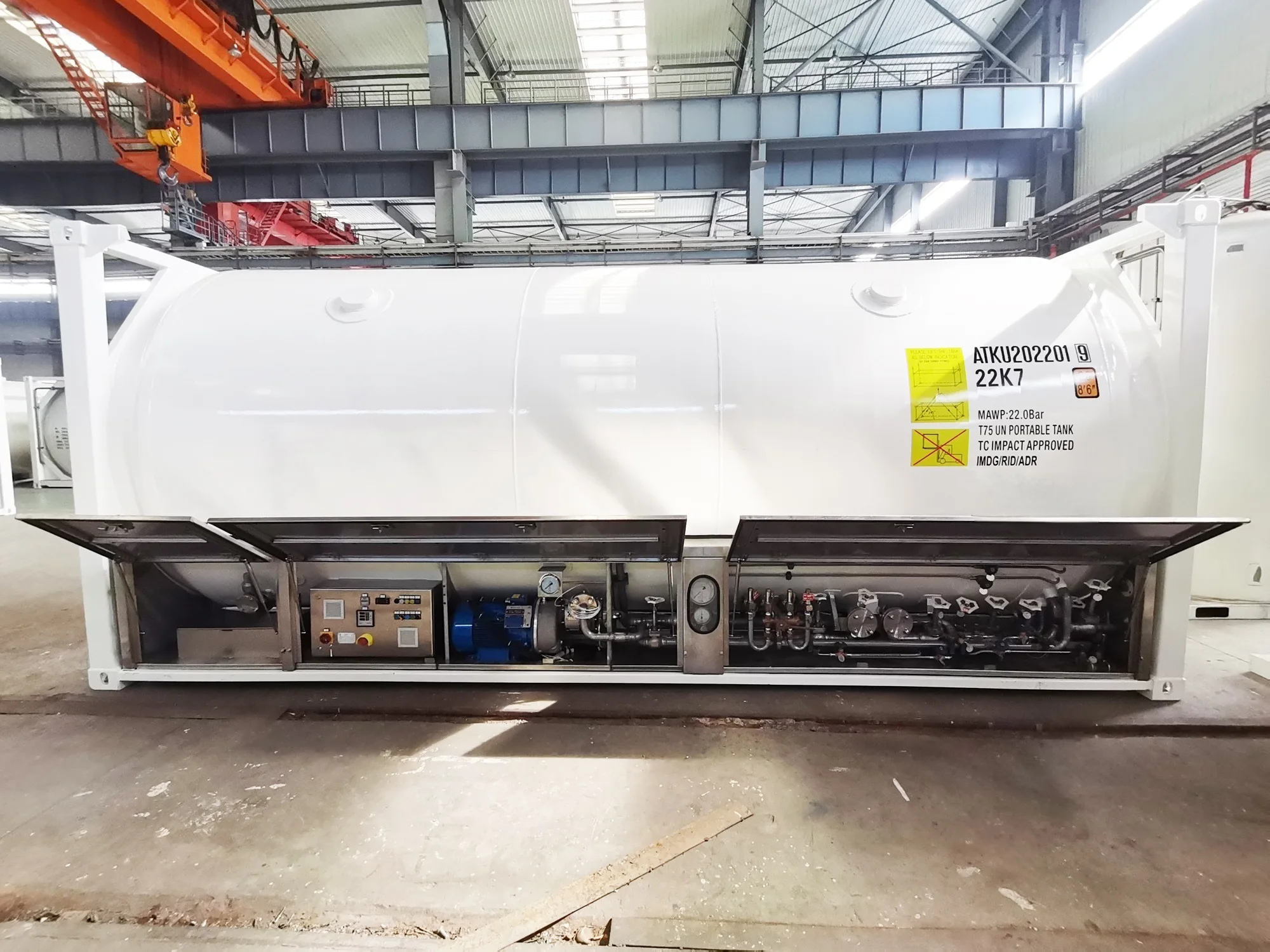 Asme Liquid Co2 Lng Cryogenic T75 Tank Buy Lng Cryogenic Iso Tank Cryogenic Tanks Asme T75 Iso