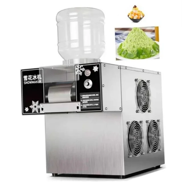 Mini Chocolate Milk Snow Ice Machine Commercial Restaurant Snowflake Ice Making Machine Multi-function Korean Bingsu Machine