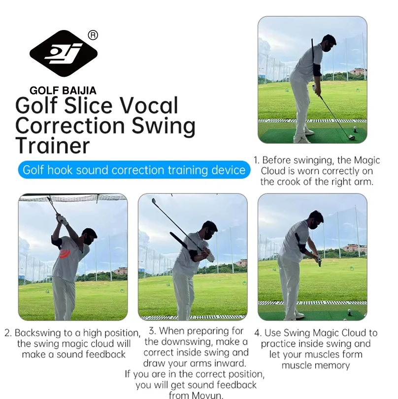 Golf Slice Vocal Correction Swing Trainer - Fix Your Swing