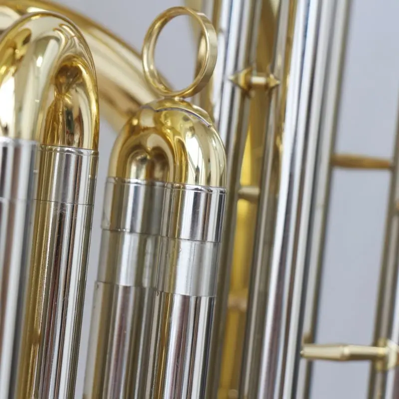中国製チューバ製トップグレード真鍮楽器チューバ4フロント