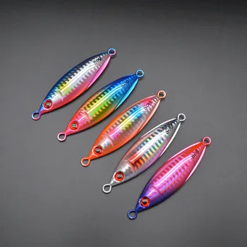 New 30g 40g 60g 80g Slow Jigs Lure Artificial Metal Jig Casting Fishing Bait Tackle Jigging Fishing Lures – Metal Jig – view 5