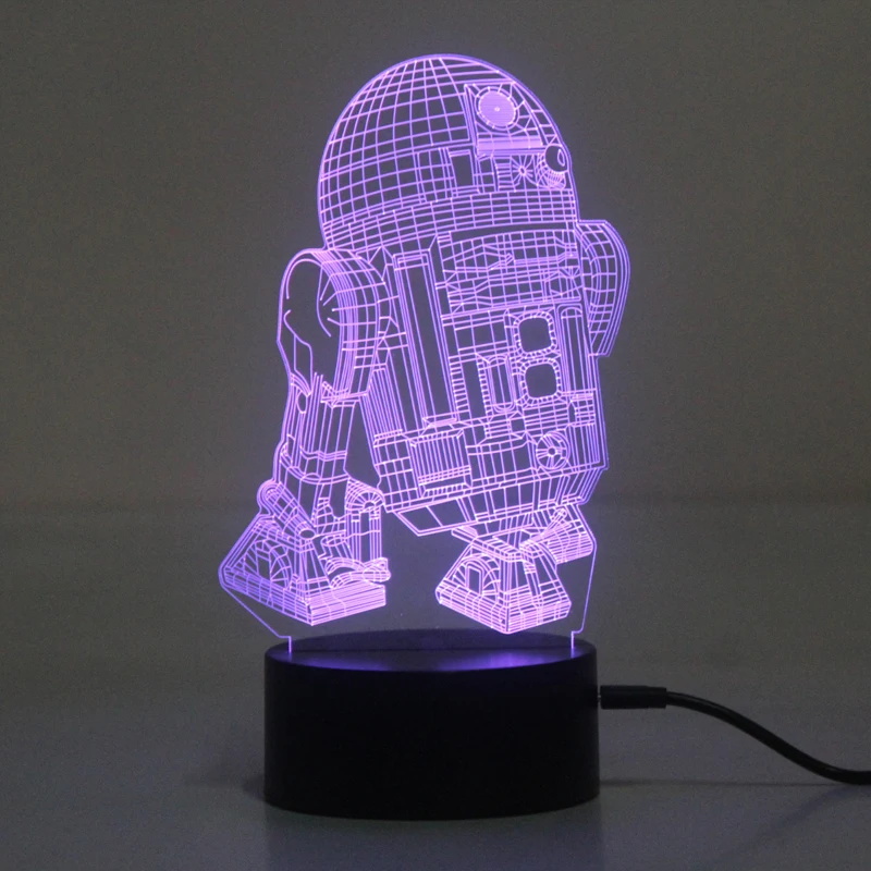 Baoxinxiong 3D night lamp creative new and strange Ferris wheel led gift table lamp factory customized lamp