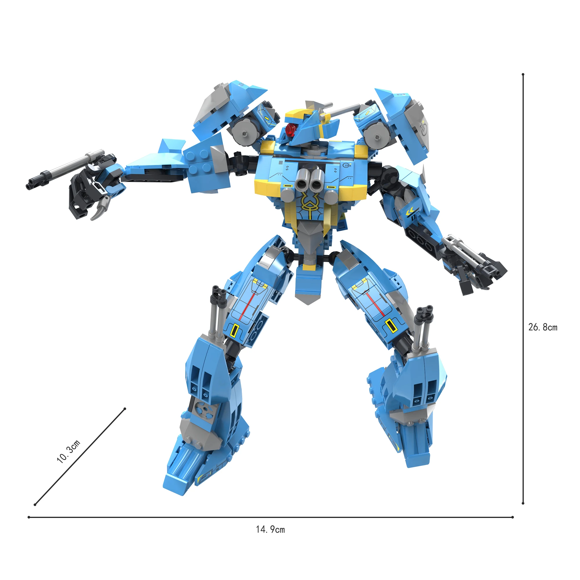 COGO 2702 One Becomes Two Building Blocks - Dinosaur Puzzle