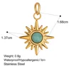 024 Green Sun - shaped (3 PCS)
