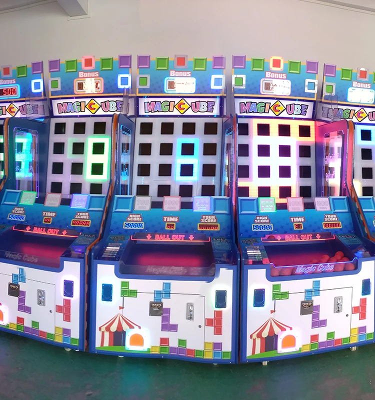Magic Cube New Arrival Coin Operated Ticket Redemption Arcade Games Machines for Sale Throw Ball