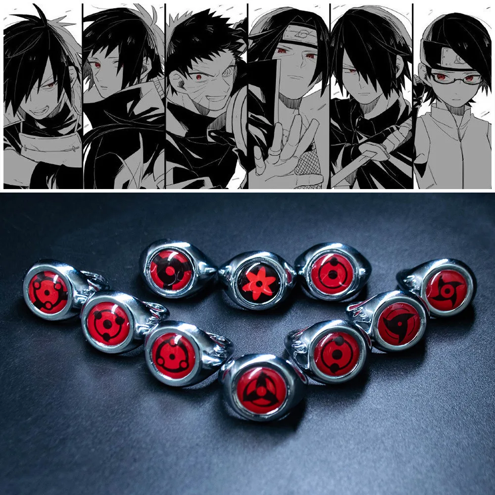 Anime Akatsuki Ring Secret Organization Resizable One Set Ten Pcs Rings For  Cosplay Jewellery - Buy Akatsuki,Akatsuki Ring,Ring Akatsuki Product on  
