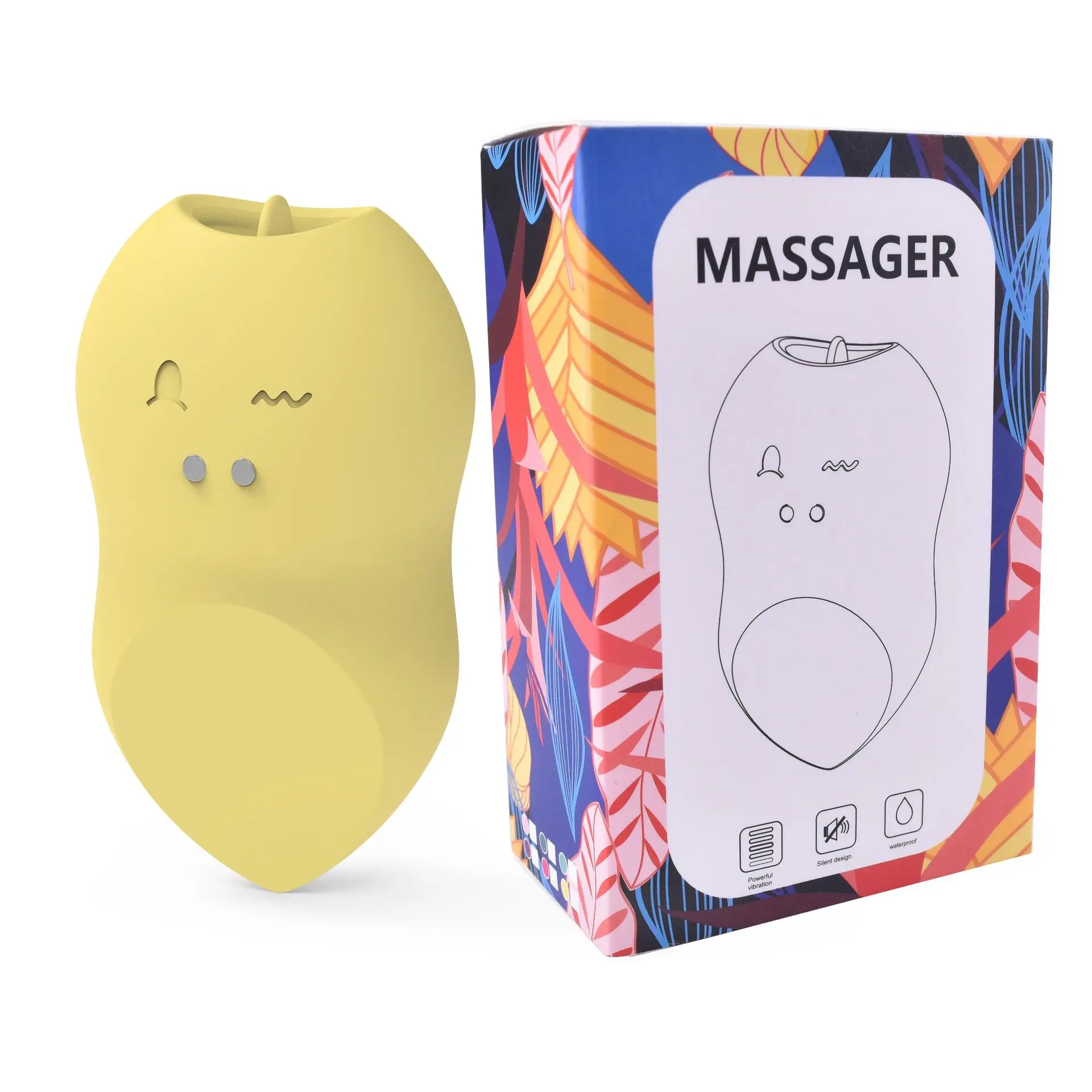 Neues Beauty Love Egg Zungenleckgerät für Frauen mit 10 Frequenzen, Vibrationsmassage und stimulierender Vibrationsfunktion_voghion.com