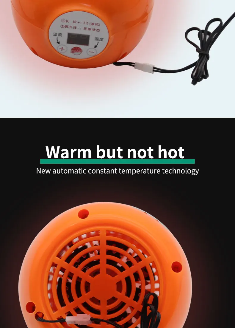 Temperature Controlled Air Heater For Chick Rabbit Tortoise Hamster