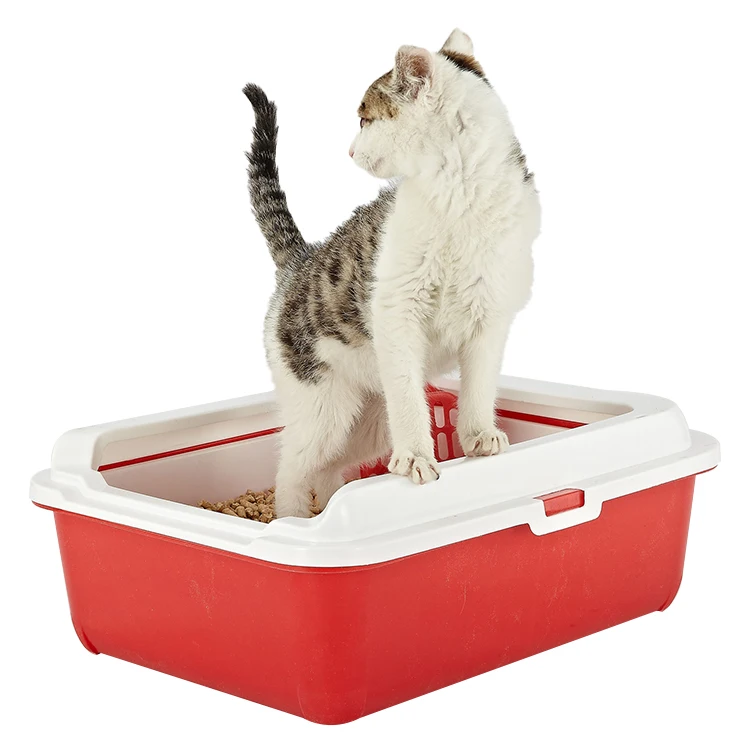 Detachable Kitten Litter Box Pet Toilet Basin Cat Cleaning Basin Anti