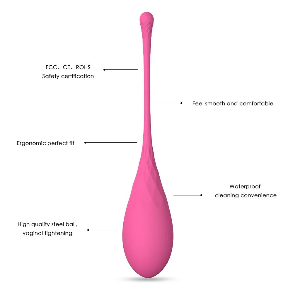 Female Pelvic Floor Muscle Repair Trainer Postpartum Sex Supply Six-piece Vaginal Dumbbell Shrink Kegel Ball Trainer