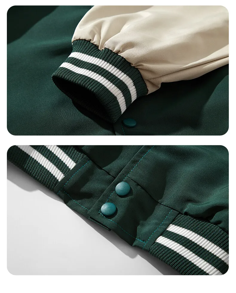 Custom High Quality Men Jackets And Coats Baseball Varsity Jacket Manufacture Unisex Baseball Letter