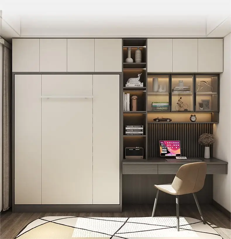 MUELODSIC Klappbares Bettregal - Praktischer Organizer Für Schlafzimmer & Studentenwohnheim