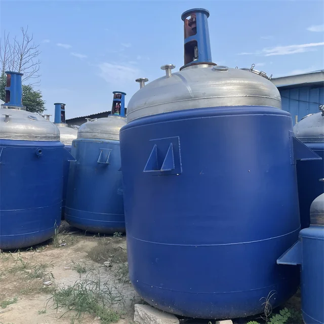 Customized Vertical Industrial Stainless Steel Reaction Tank 500L Capacity Automatic Grade 220V/380V Long Service Life