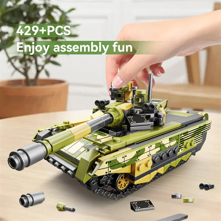 2023 New arrivals ww2 Russia military series model tank building blocks toys