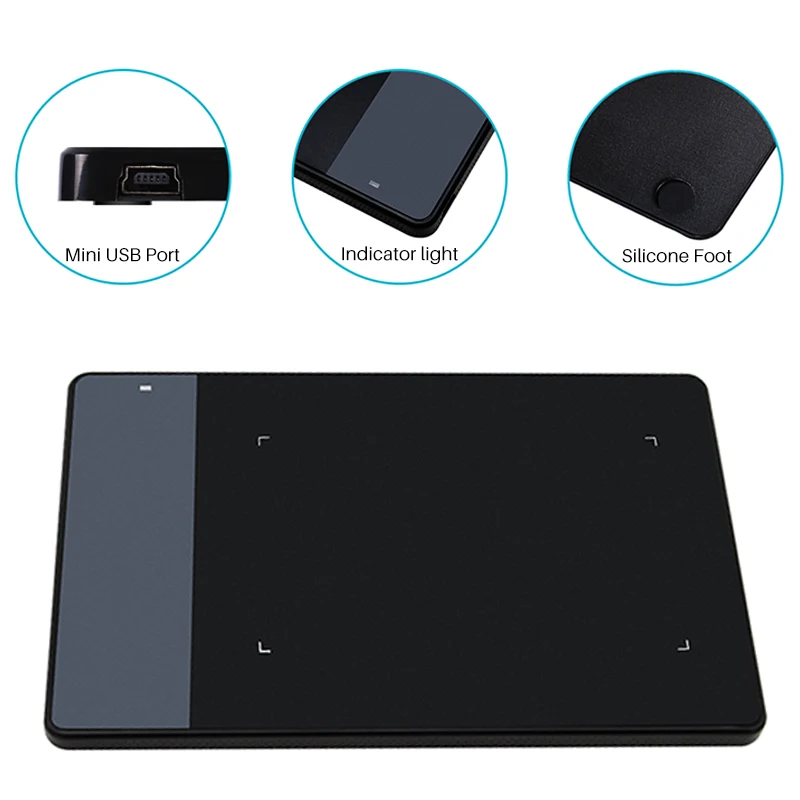 Huion Small Size Electronic Graphic Drawing Tablet With Pen Graphic ...