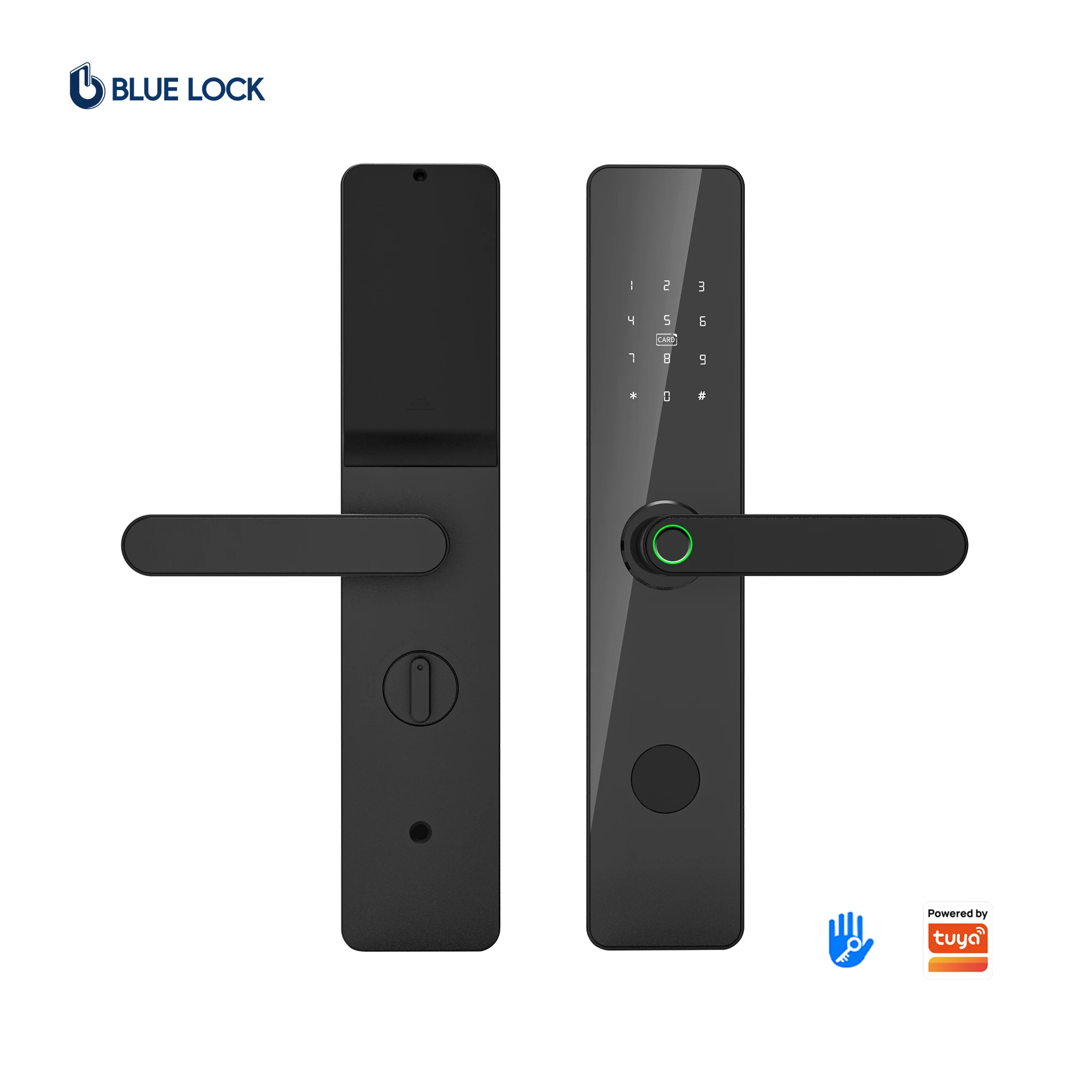Bluelock TT Hotel & Cloud-Compatible Smart Lock - Central Management Via App with RFID, Keypad & Mobile for Aluminum Doors