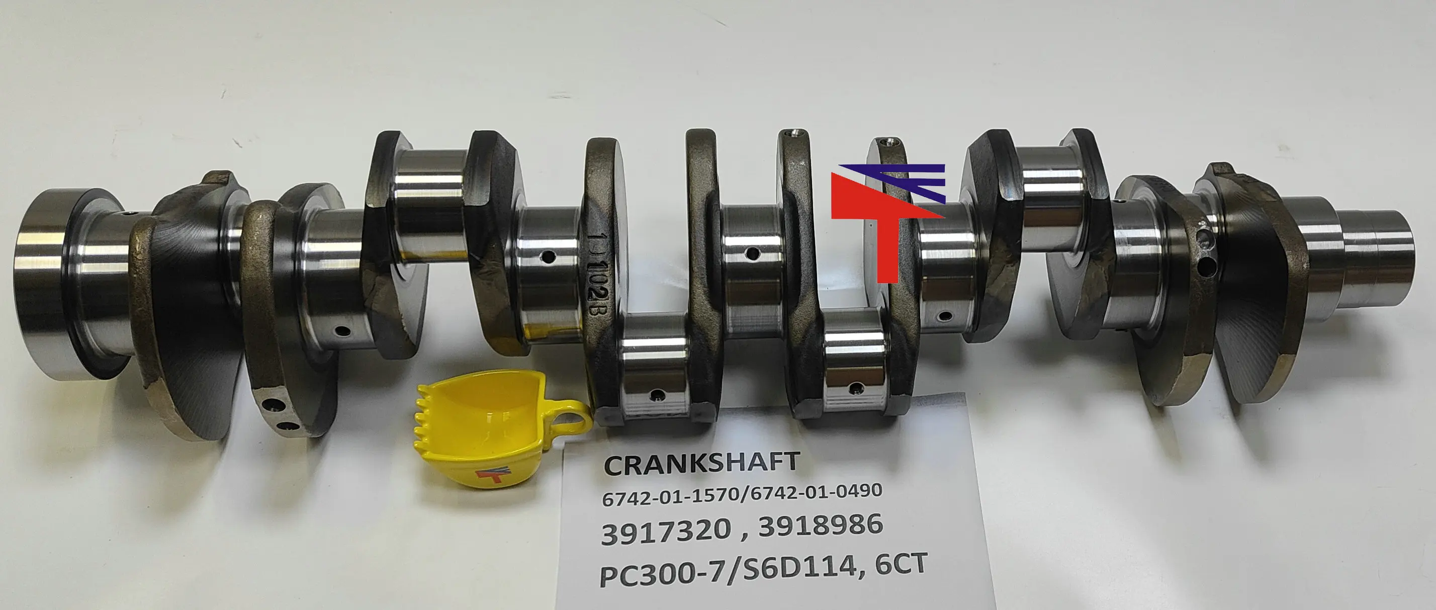 CRANKSHAFT 6261-31-1200 for Excavator PC600-8 PC650-8 PC750-8 ...