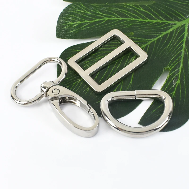 Deepeel Hd065 Bag Hardware Accessories Rainbow Clasp D Ring For bing Slide Buckle Handbag