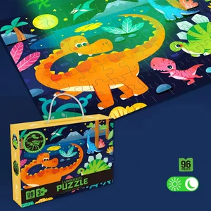 EPT Children's Puzzle Plane Glow-in-the-dark Puzzle Block Puzzle Early Education Assembly Toy