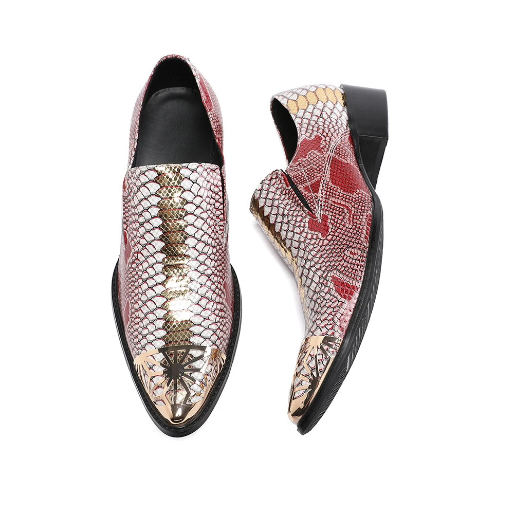 D1 Luxury Crocodile Dress Leather Shoes