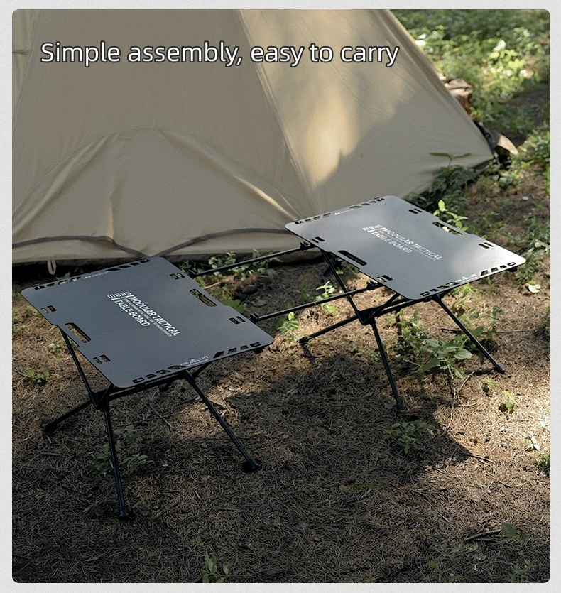 Portable Aluminum Furniture Foldable Metal Camping Table Bbq Outdoor