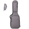 housse pour guitare électrique avec doublure en velours gris nuage