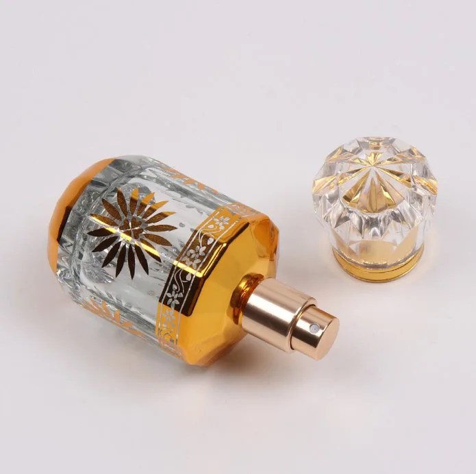 product attar oud 50ml high quality new metal printing uv engraving round gold empty perfume bottle with gold sprayer-27