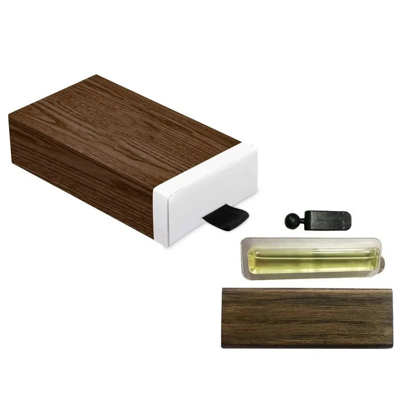 Refill Car Scent Diffuser Customize Air Vent Clip Fragrance Empty Car Perfume Wood Luxury Car Air Freshener
