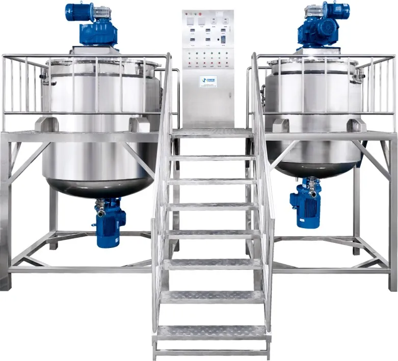 1000L Stainless Steel Mixing Tank Liquid Detergent Making Machine