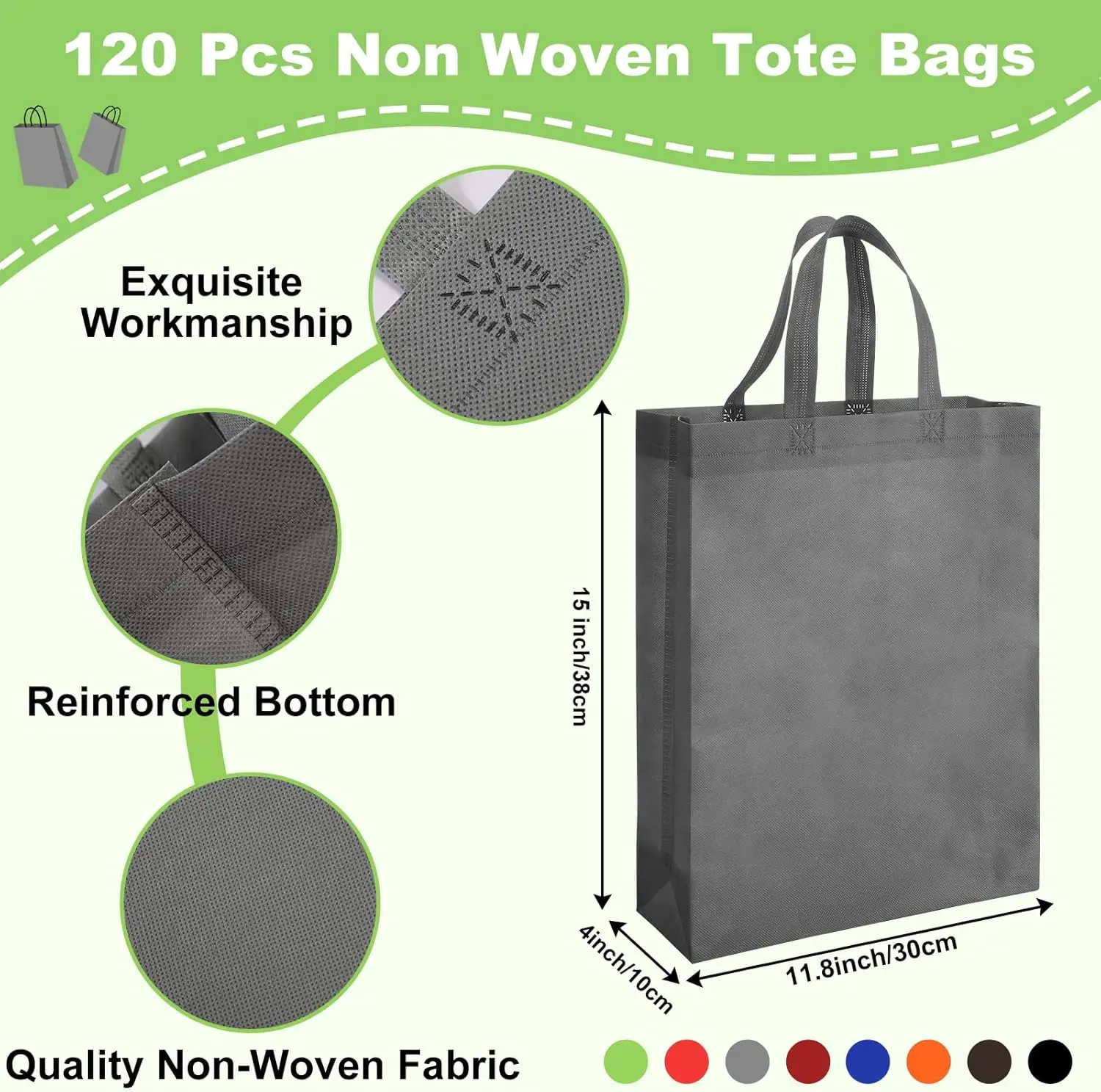 Eco-friendly Custom Non Woven Shopping Tote Bag Nonwoven Bag PP Laminated Non Woven Bag with logo Customized