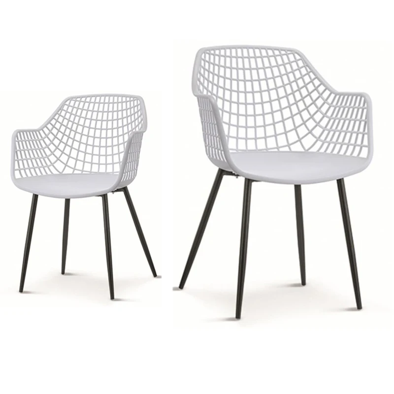 High Quality  Modern Design  China Factory Plastic Mesh Chair Restaurant PP Seat Plastic Restaurant Chairs