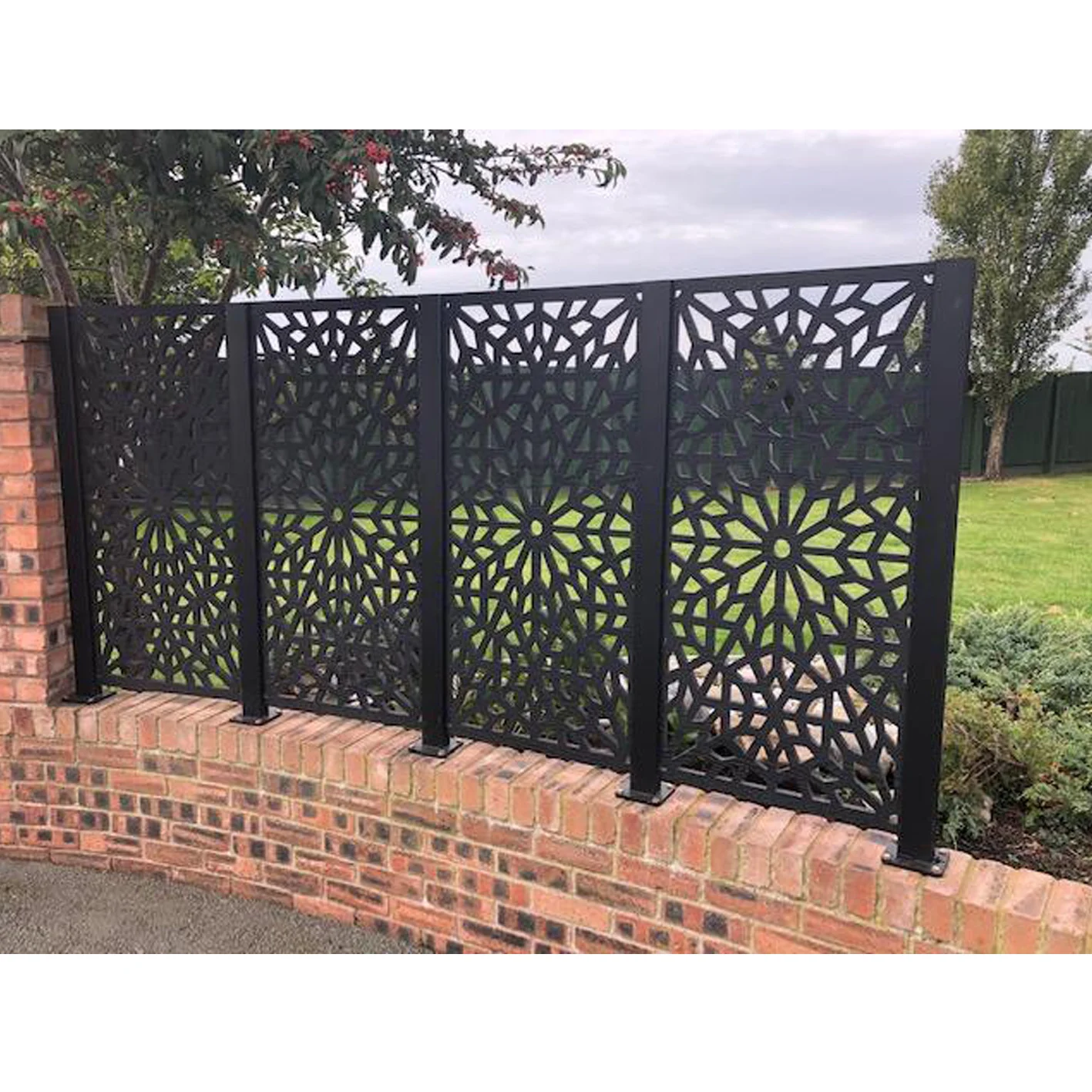 Decorative Fence Panels Metal Metal Fences Panels Laser Cut Fencing ...