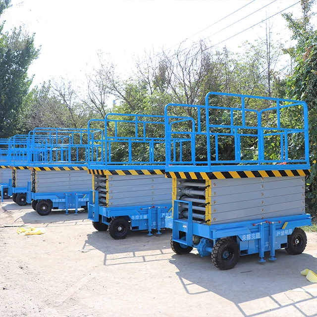 Featured Products Factory Price Hydraulic 6M Lift Height Electric Mobile Scissor Lift